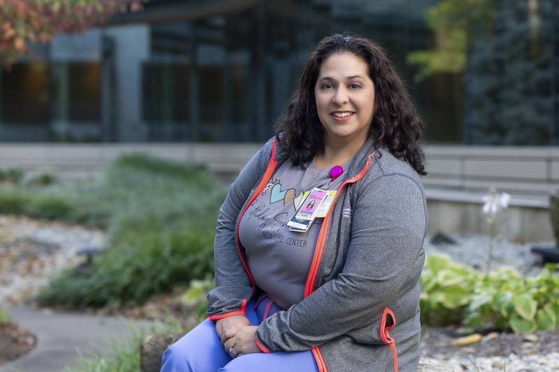 Leah Stein-Fredbeck is a registered nurse serving as an assistant clinical manager in the New Life Center at Advocate Condell Medical Center. She was selected as a 2024 Nurse of the Year for her exemplary demonstration of Advocate Health Care’s core nursing values and unwavering delivery of best-in-class care.