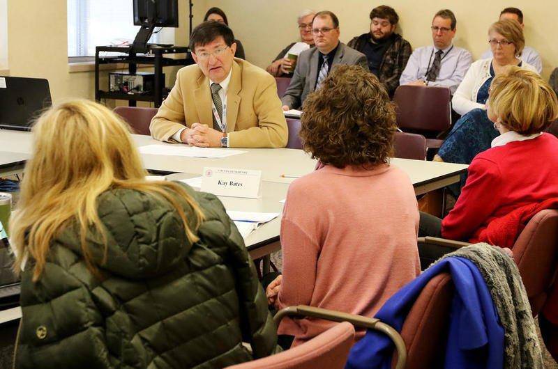 McHenry County Board member Michael Vijuk, seen here, during an Administrative Services committee meeting in February, has submitted a resolution to bring an end to McHenry County's contract with ICE.