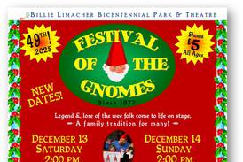 49th annual Festival of the Gnomes set for this weekend at Billie Limacher Bicentennial Park & Theatre 