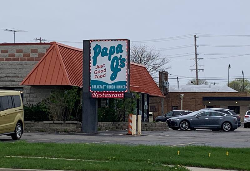 Papa G's is a diner-style restaurant located at 10502 Route 47 in Huntley.