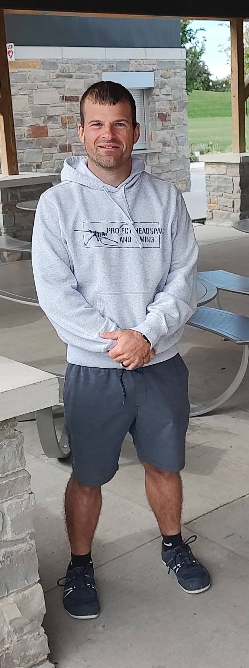 Jared Walters served four years in the Army. He is now an officer with the Manteno Police Department.