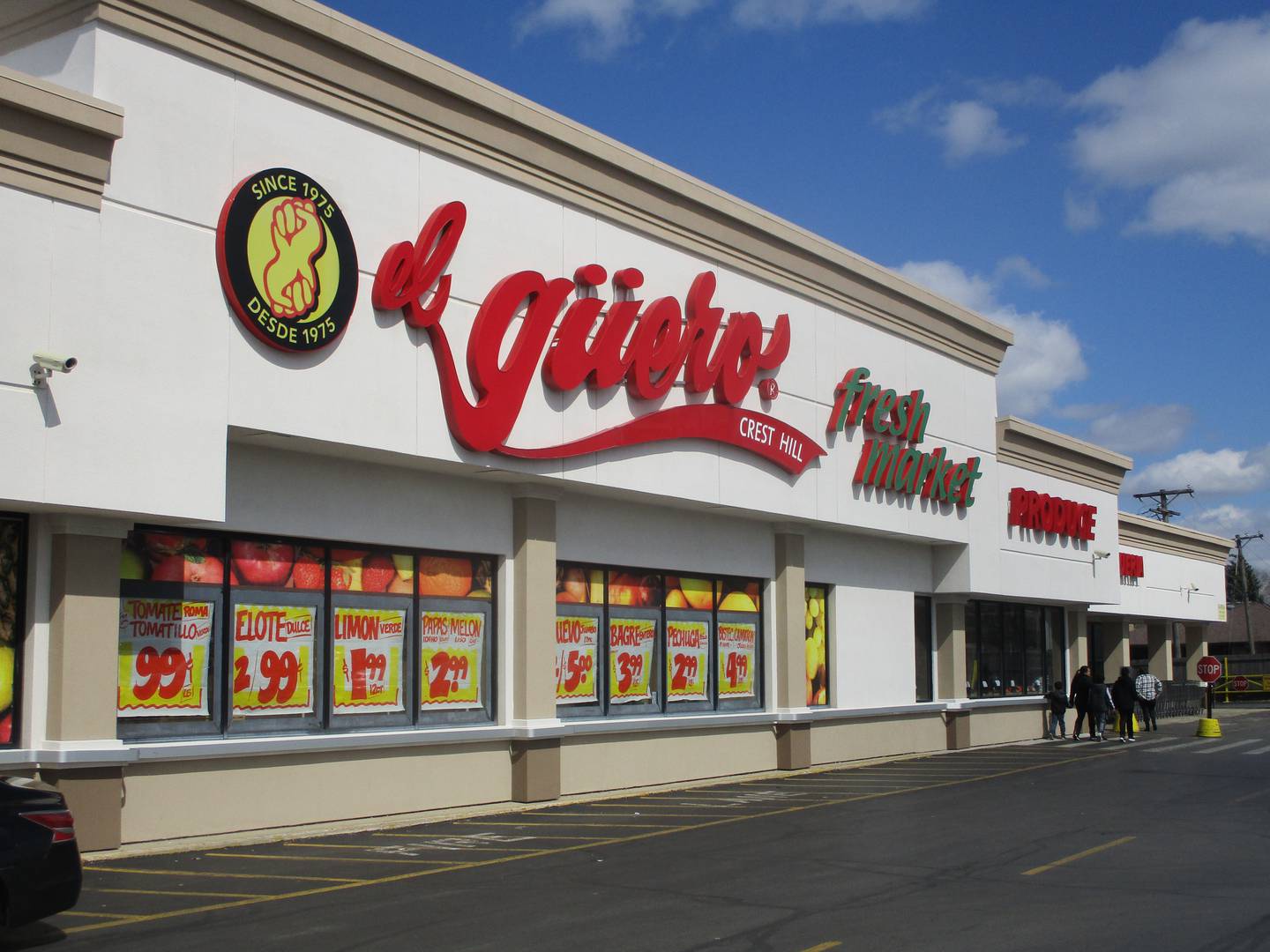 El Guero has six supermarkets in the Chicago region, including this one on Theodore Street in Crest Hill. March 23, 2024.