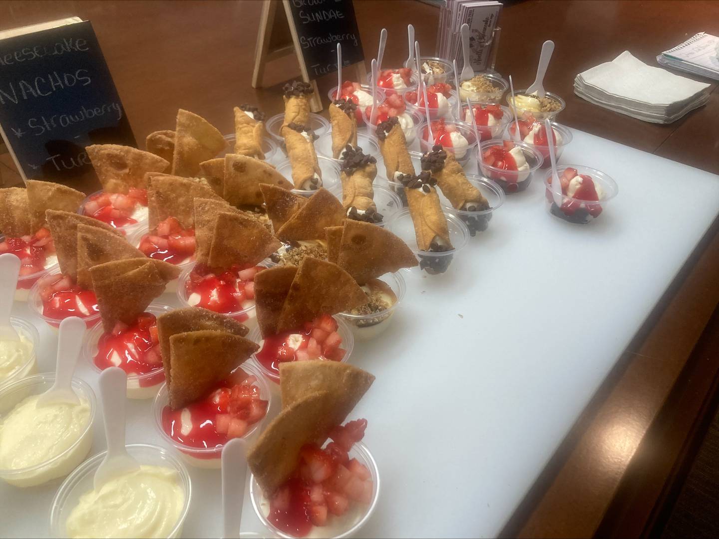 Noelli’s Cheesecake in Cup is a new vendor for 2025 at Joliet Slammers baseball games.