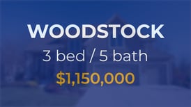 Three-bedroom home sells for $1.15 million in Woodstock