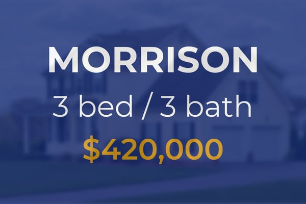 Sale closed in Morrison: $420,000 for a three-bedroom home