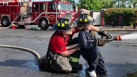 Oswego junior high students participate in public safety academy