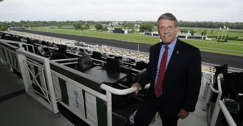 Preliminary plans for the redevelopment of the 326-acre Arlington Park property are set to be presented by the Chicago Bears in the fall, Arlington Heights Mayor Tom Hayes said Thursday. Mark Welsh | Staff Photographer, 2021