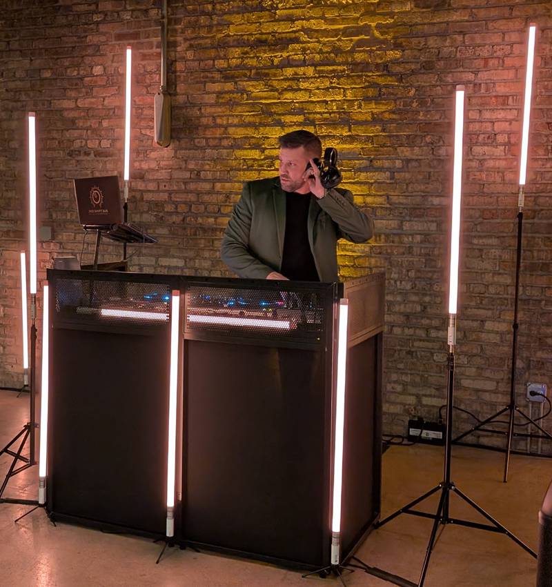 Alex Dingmann is the owner and operator of Elgin-based Third Shift DJs.