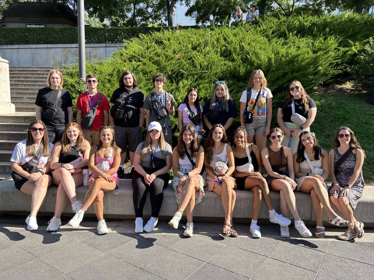 Hall High School students traveled to Spain with the school's Spanish Department, including a visit to the Prado museum.