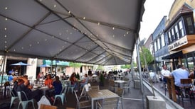 Outdoor dining tents coming back to downtown Wheaton in May 