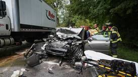 Moderate injuries reported in Woodstock head-on crash Tuesday