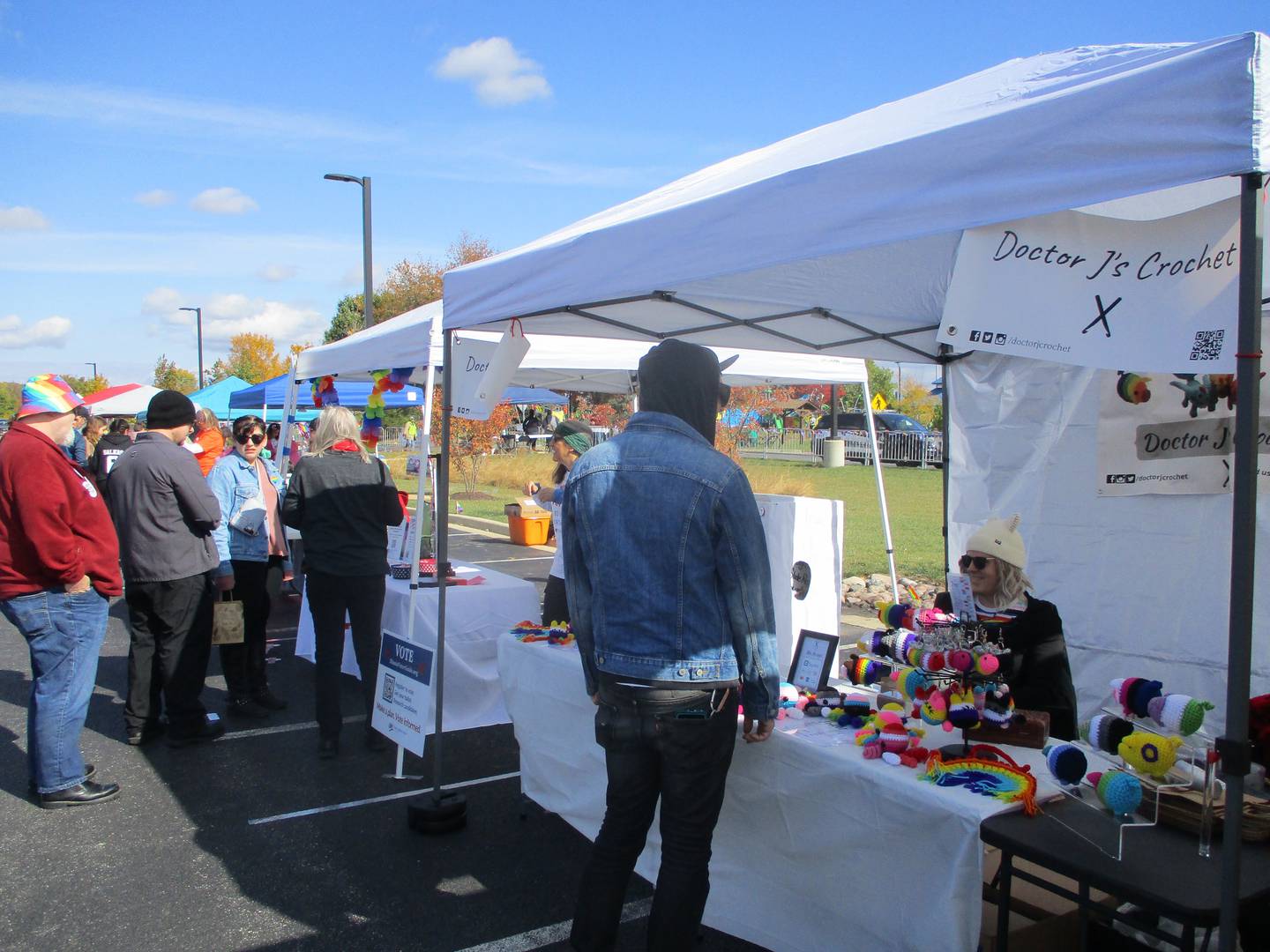 Plainfield Pride Fest included about 25 booths for nonprofits, vendors and food trucks. Oct. 16, 2022.
