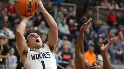 Photos: Dundee-Crown vs. Prairie Ridge FVC boys basketball