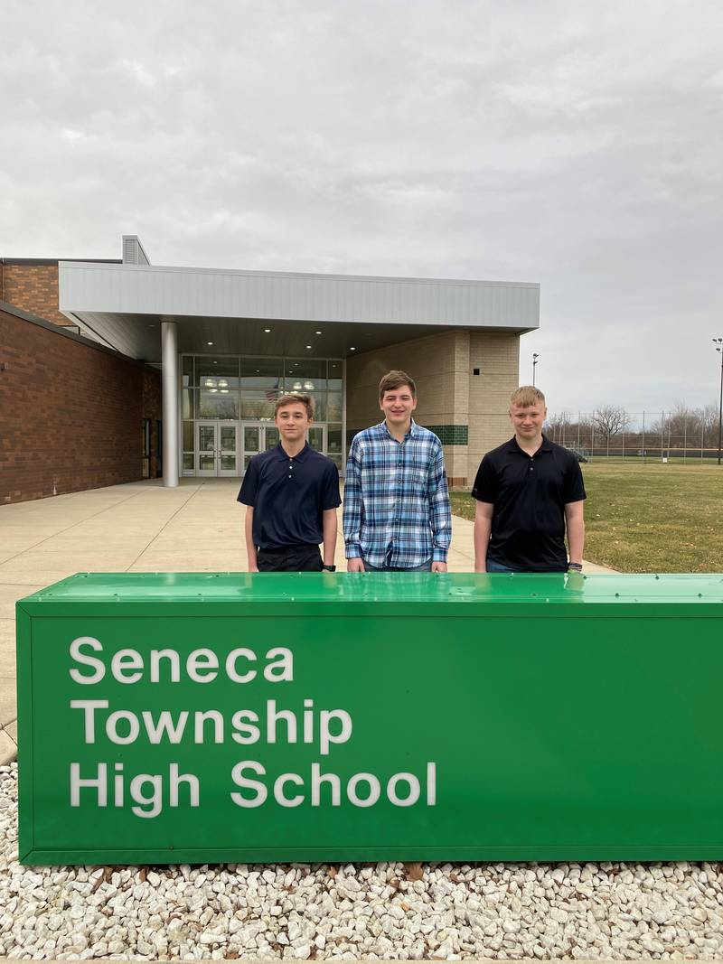 Payton McDonald, Benjamin Biros and Christopher Smith, Seneca High School sophomores, have been selected to represent Seneca High School at the 2023 HOBY Leadership Seminar.