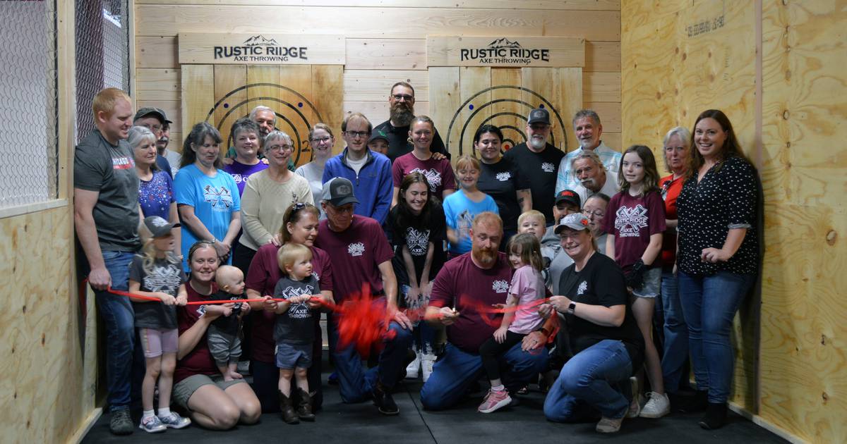 Rustic Ridge Axe Throwing grand opening Shaw Local
