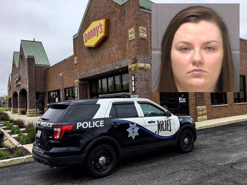 Bobbie Ollom, 29, of Seneca, testifies about the robbery that resulted in the fatal shooting of Gregory Brown, 36, of Crest Hill, in 2019 outside Denny's restaurant in Joliet.