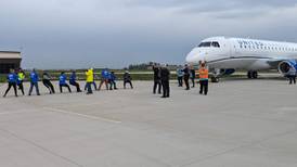 Romeoville university hosted Special Olympics plane pull on Saturday