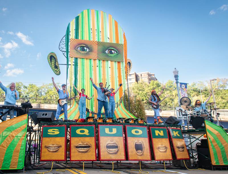 Squonk: Brouhaha is an exhilarating event that combines a vibrant mix of music, art and spectacle. Featuring the unique music of Squonk Opera, this performance provides an immersive experience with its fusion of live music, visual storytelling and interactive elements.