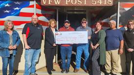 Rock Falls VFW Post 5418 - Jerry Celletti is Rock Falls Tourism Façade Grant recipient