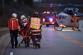 Two rollover crashes near Woodstock within an hour result in one seriously injured driver