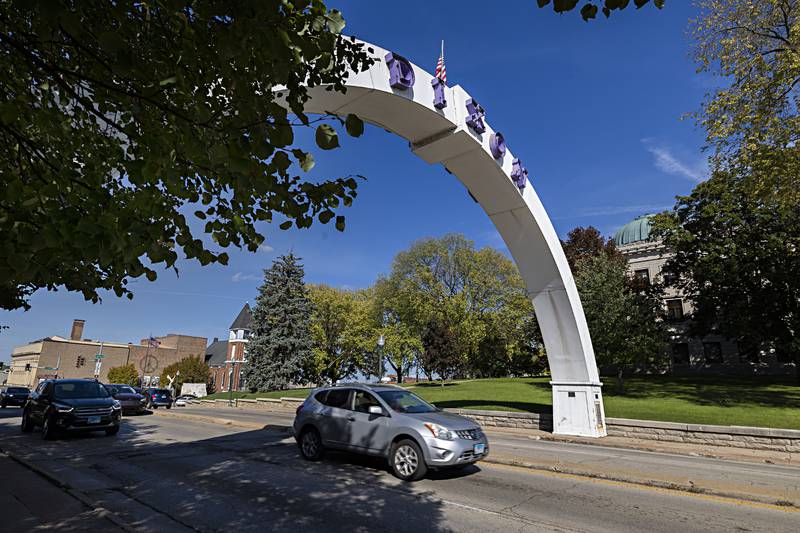 The Dixon arch as seen Tuesday, Oct. 17, 2023.