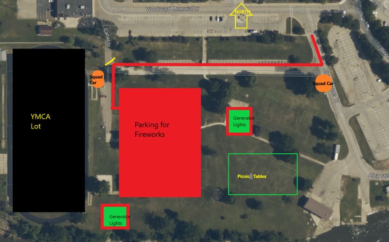 Ottawa police announce parking restrictions for the Independence Day fireworks show.