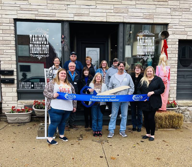 Tailholt Trading Post is an antique, collectibles and resale shop at 925 N. Main St., Princeton, with new inventory added daily. The Princeton Area Chamber of Commerce recently celebrated their shop with a ribbon cutting.