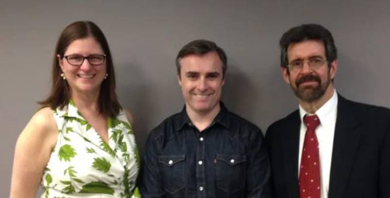 (from left) Flutist Carlyn Lloyd, vocalist Gavin Coyle and pianist Jon Warfel will perform music of the 70s at the St. Charles Public Library on Jan. 19, 2025, as part of the library's Sunday Concert Series.