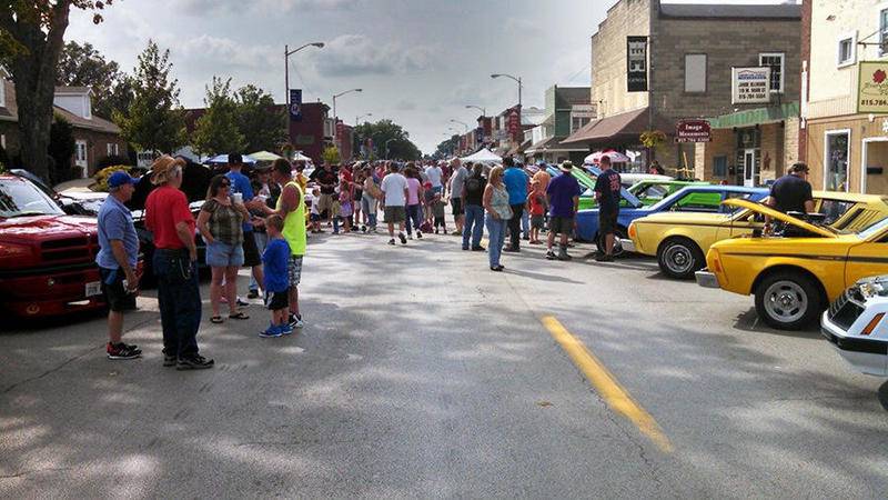 Crowds line the streets for the Cruisin’ to Genoa Car Show in downtown Genoa, shown in this Shaw Local file photo.