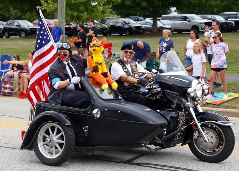 Many floats, marching bands, individuals and community groups showcased their patriotic spirit in the Yorkville Independence Day Parade on Friday, July 4, 2025.