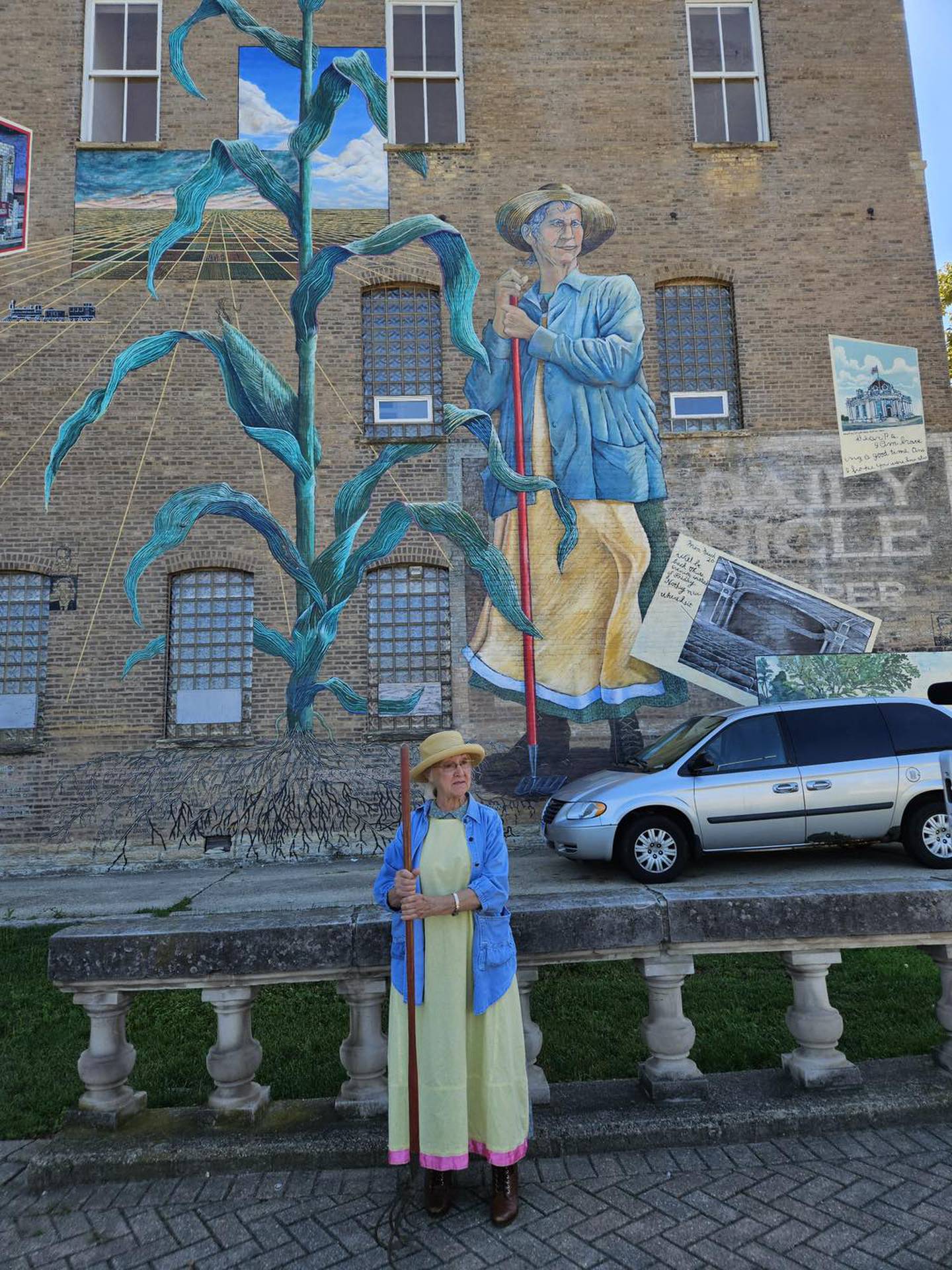 Cheryl Johnson, a Glidden family descendant, will portray Annie Glidden as a live reenactor for Glidden's 160th birthday party at Annie's Woods on Saturday.