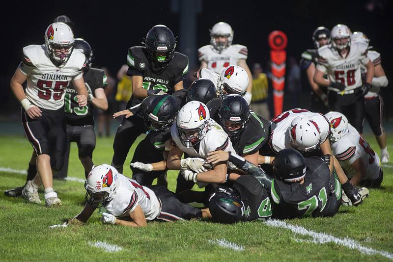A host of Rockets take down Stillman Valley’s Tyler Denton Friday, Sept. 2, 2022.