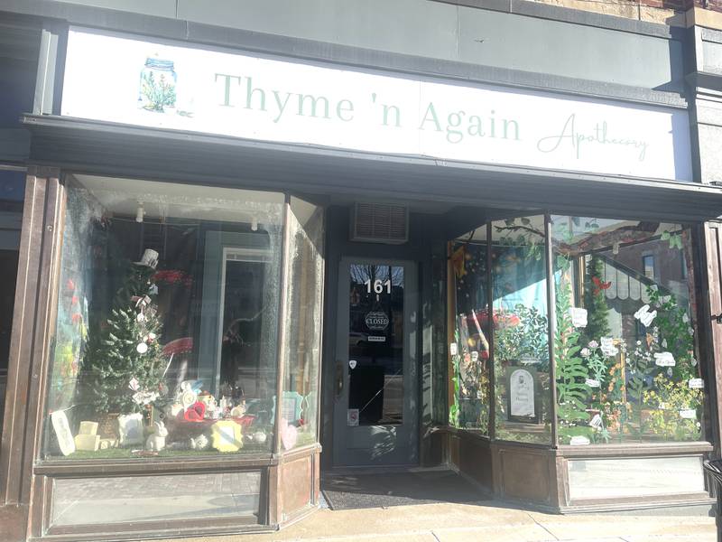 Thyme 'N Again Apothecary is seen Monday, Feb. 10, 2025 at 161 E. Lincoln Highway in DeKalb.