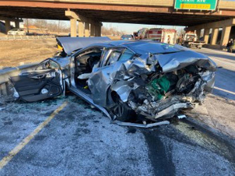 The Joliet Fire Department responded to an eight-vehicle crash at 3:21 p.m. Saturday, Feb. 9, 2025 in the eastbound lanes of Interstate 80 in Joliet.