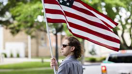 Protesters gather in Sterling for ‘Good Trouble Lives On’ rally