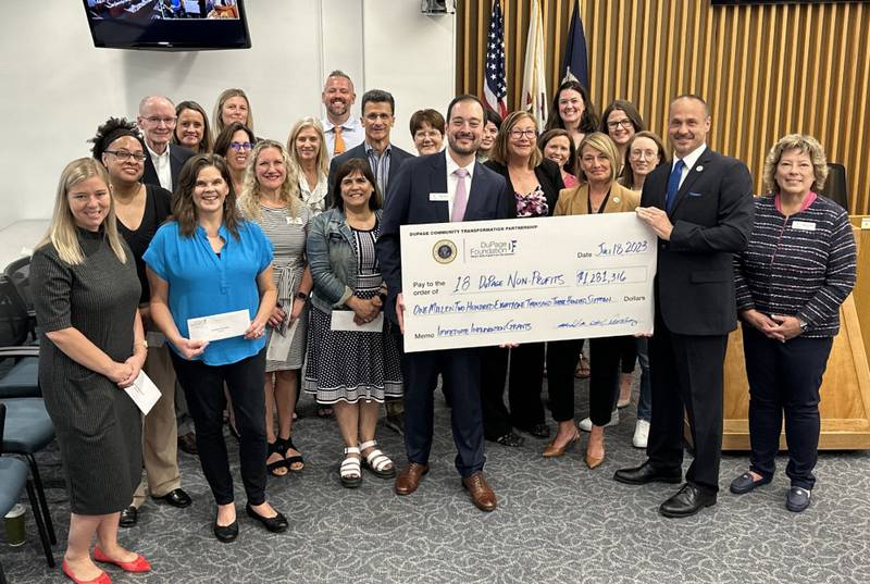 The DuPage Community Transformation Partnership awarded nearly $1.3 million to 18 DuPage County not-for-profit organizations, including a $166,416 grant to DuPagePads.