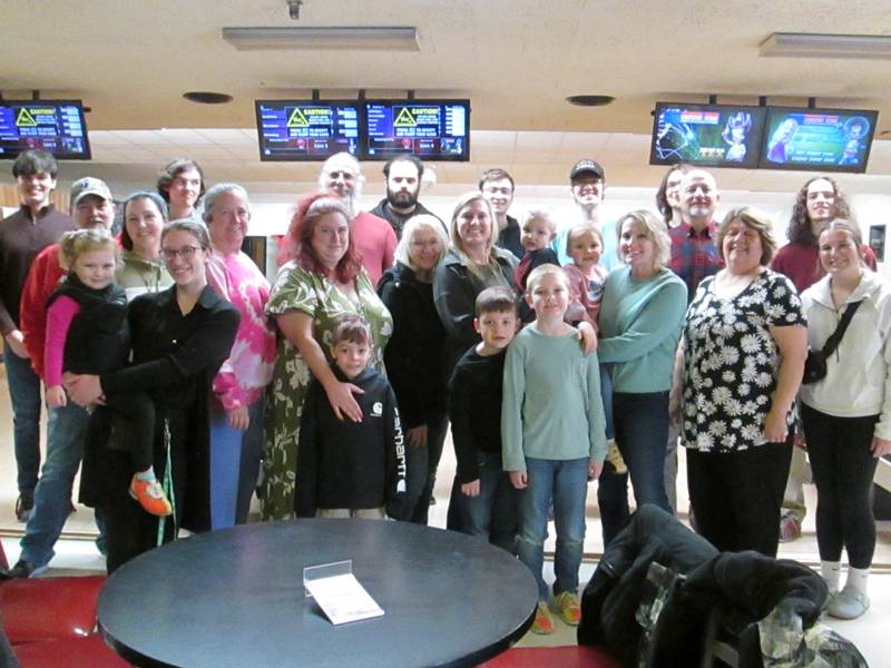 Pictured are some of the bowlers who bowled for the Plano Methodist Church Bowl for Fun event on Feb. 2, 2025, at Plano Hometown Lanes.