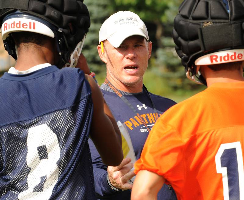 Photos Oswego High School football practice Shaw Local