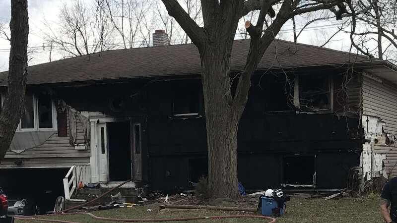 Two children died in a fire Sunday in the 1700 block of Kingston Circle in Carpentersville.