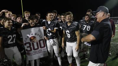 Richmond-Burton clinches KRC title in Mike Noll’s 300th career win with 6-TD performance from Hunter Carley