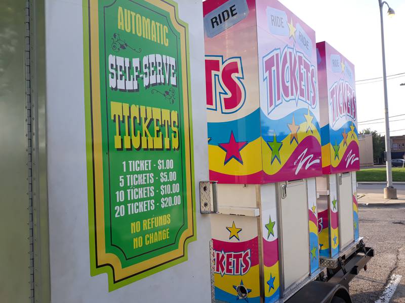 Set up was ongoing for the Ottawa Lions Club Carnival on Monday, June 13, 2022. The carnival begins Wednesday, June 15, and runs through Saturday, June 18.