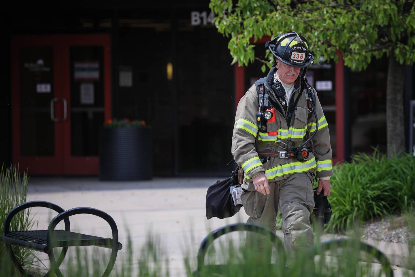 McHenry County College in Crystal Lake was briefly evacuated due to a smoke incident Thursday, June 9, 2022, which the campus police chief said was caused by a faulty motor fan.
