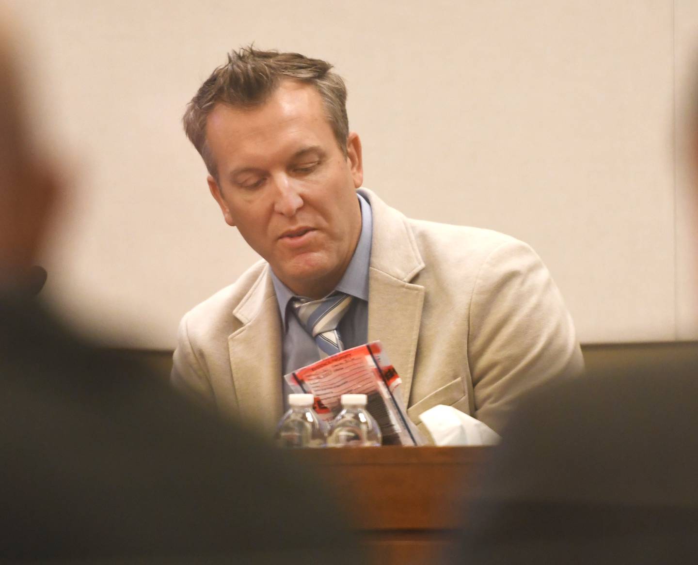 Illinois State Police Special Agent Nate Macklin testified Friday, Jan. 16, 2026 about text messages and other data that was extracted from Duane C. Meyer's cell phone in 2016.