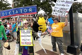 Photos: No Kings rally in Ogle County draws estimated crowd of 700