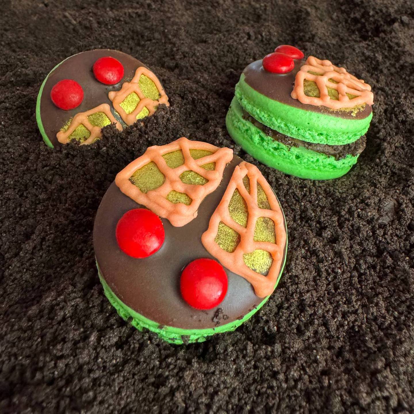 Mama Bear Macarons will be offering cicada-themed cookies starting June 2.