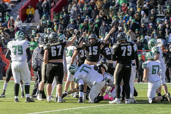 Sources: IHSA will postpone Saturday’s state title football games at Illinois State because of weather