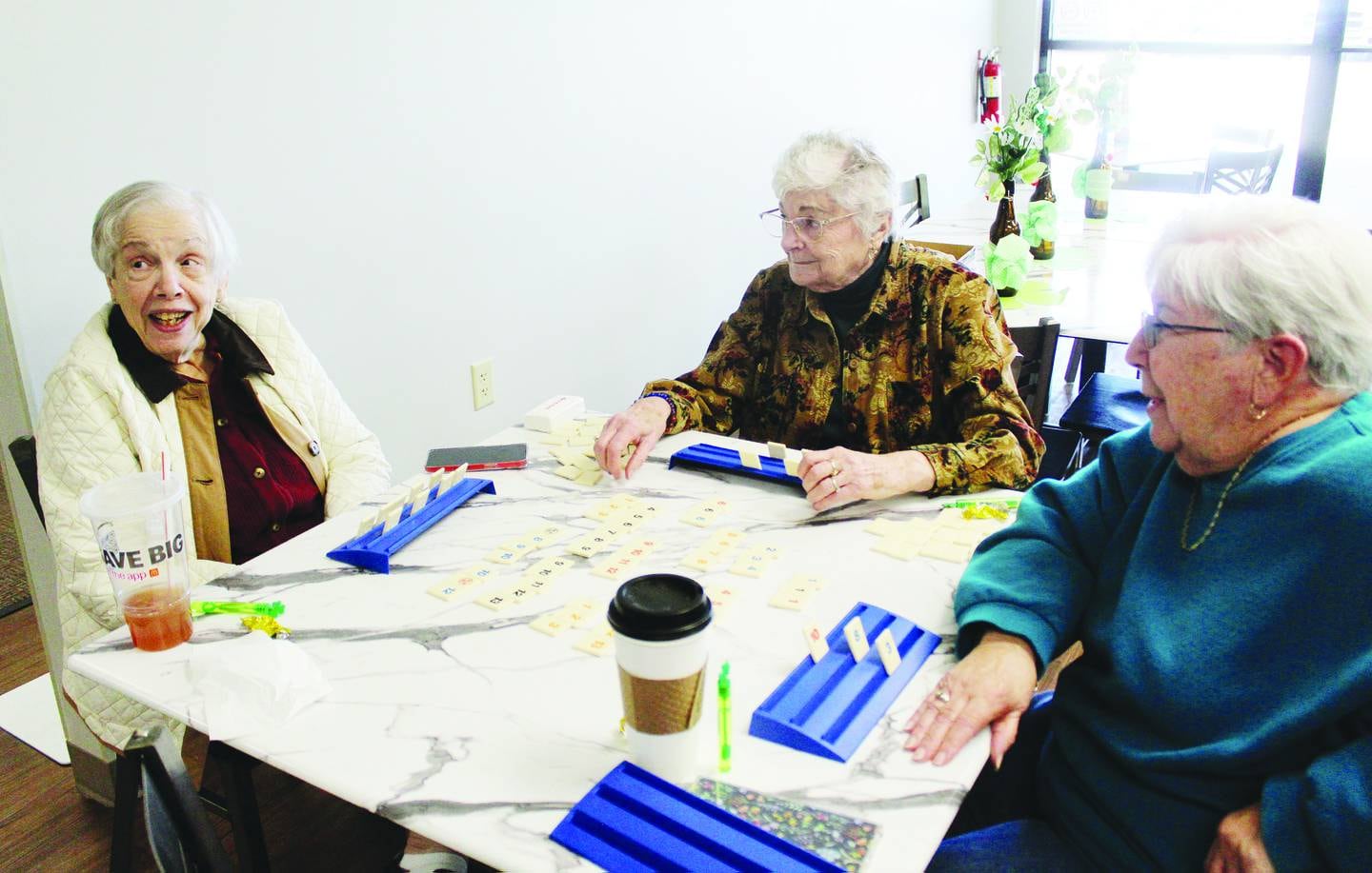 Rock River Center in Oregon has a Rummikub group that meets at 12:15 p.m. each Monday, engaging in a tile-based game combining elements of rummy and mahjong – not just to have fun, but also to keep one's mind thinking actively.