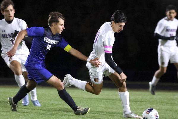 Photos: Mendota boys soccer meets Harvest-Westminster in sectional championship game
