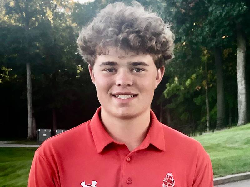 Amboy's Wes Wilson was runner-up of the 1A Riverdale Sectional at TPC John Deere Run Monday. He missed out on a playoff for first place.