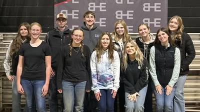 Rochelle FFA horse judging teams compete in Kewanee